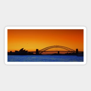 Sydney Harbour sunset Sticker